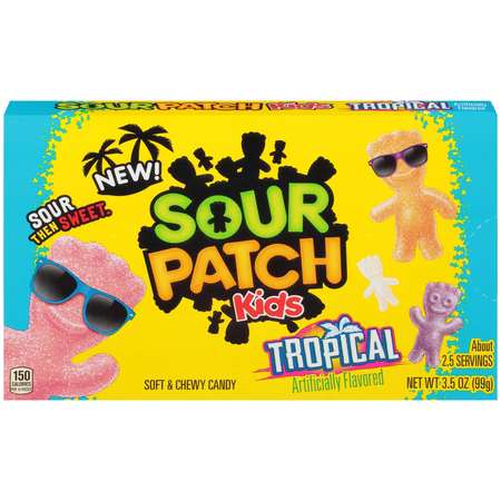 Sour Patch Sour Patch Kids Tropical Fat Free Soft Candy 3.5 oz. Boxes, PK12 202